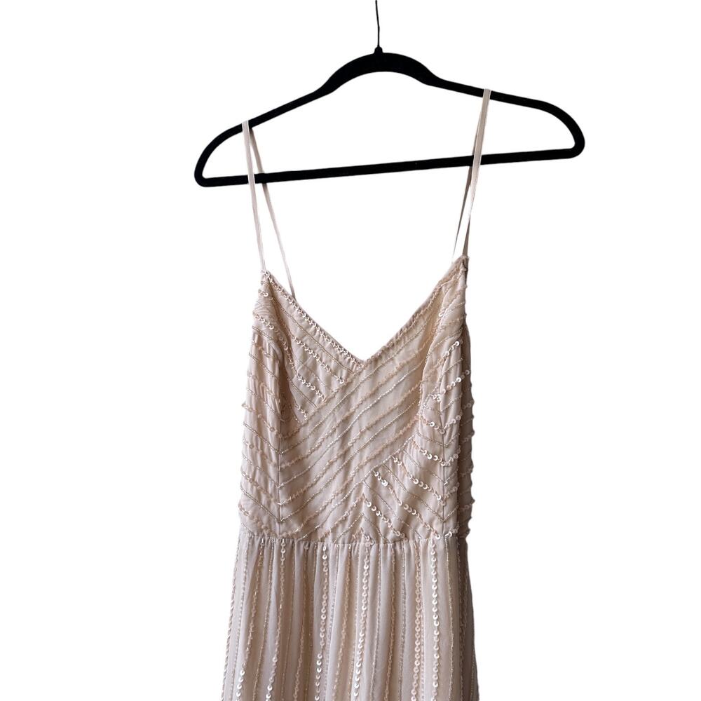 show me your mumu gala gown champagne beaded maxi dress women plus xxlarge - Picture 5 of 11